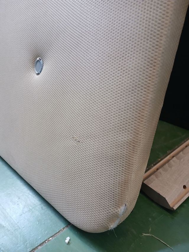 Base tapizada 135x190 beige