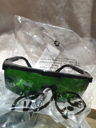 Gafas Protección Láser Verdes