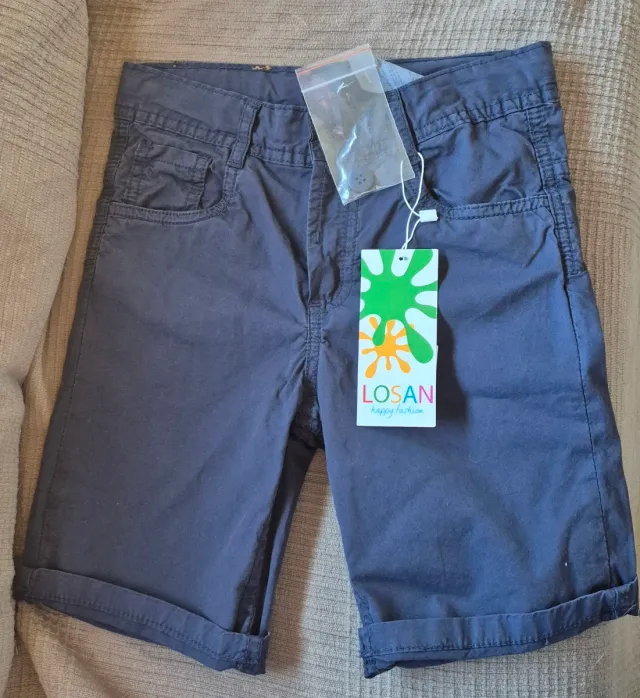 Pantalón corto niño LOSAN azul