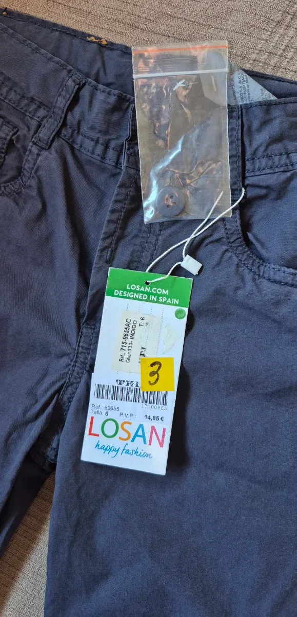 Pantalón corto niño LOSAN azul