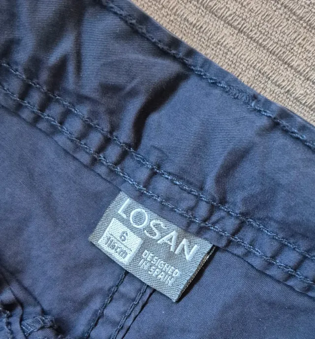 Pantalón corto niño LOSAN azul