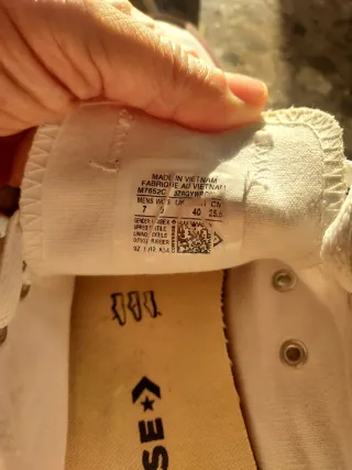 Zapatillas Converse Blancas Talla 40