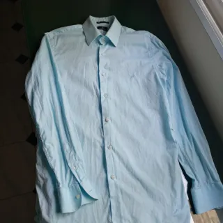 Camisa Caramelo Hombre Azul