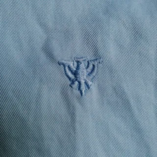 Camisa Caramelo Hombre Azul