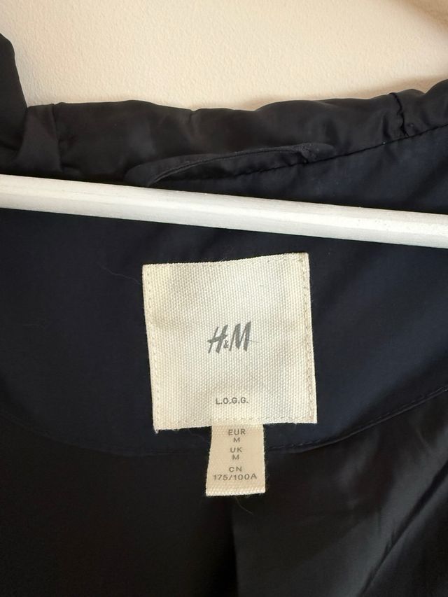 Cortavientos H&M Azul Marino