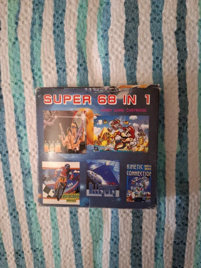Scatola box - Super 68 in 1 Game Cartridge gameboy