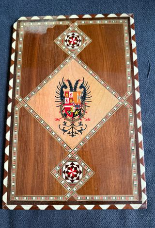 Tappo per bottiglie di vino in intarsio Pedro Domecq