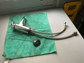 Grifo Grohe Lavabo con Flexos y Tapón