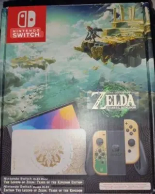 Nintendo Switch OLED Edición Zelda, Impoluta