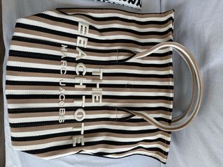Bolso Striped Jacquard Marc Jacobs The Beach Tote 