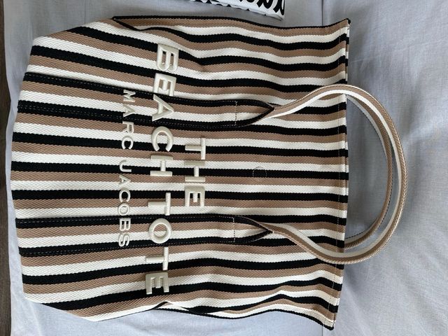Bolso Striped Jacquard Marc Jacobs The Beach Tote