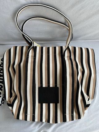 Bolso Striped Jacquard Marc Jacobs The Beach Tote 