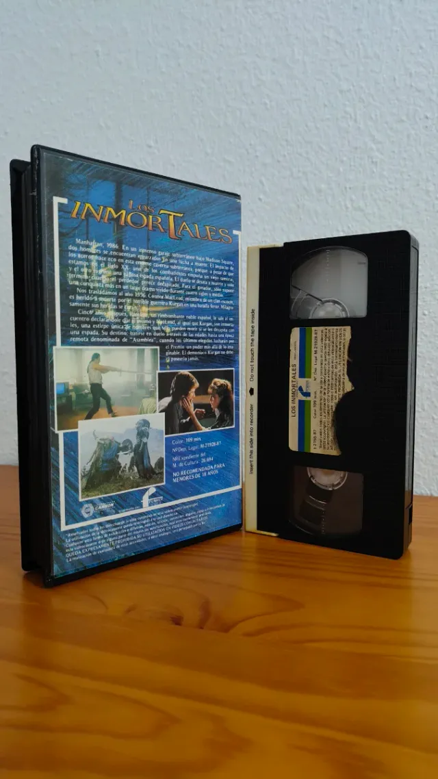 VHS Los Inmortales (Highlander) 1986