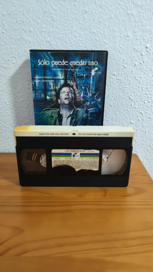 VHS Los Inmortales (Highlander) 1986
