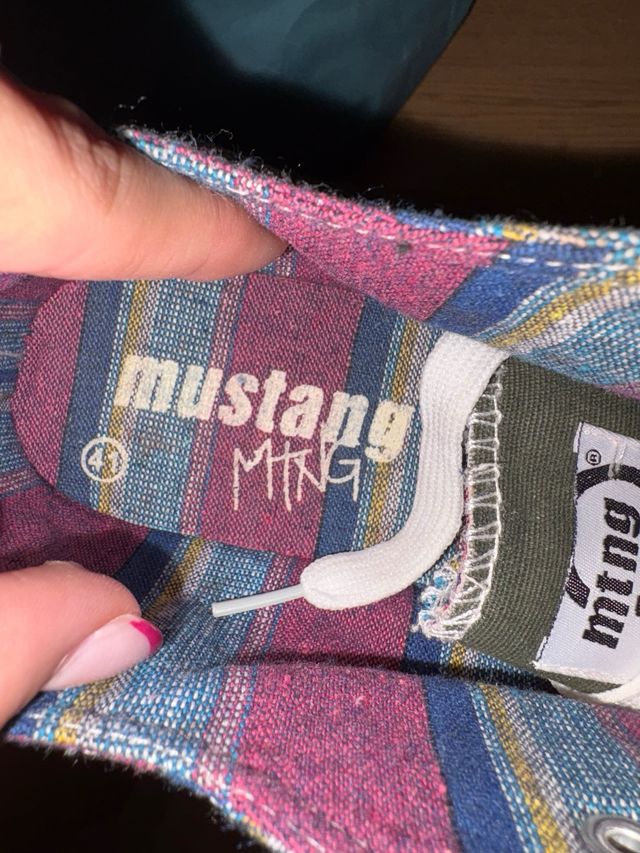 Zapatillas Mustang Hombre Verdes