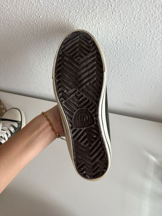 Zapatillas Mustang Hombre Verdes