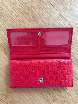 Billetera Carolina Herrera Roja