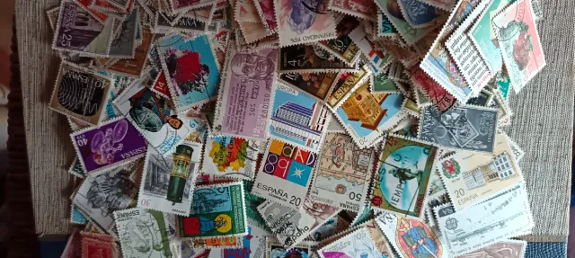 850 Sellos España Usados Sin Repetir