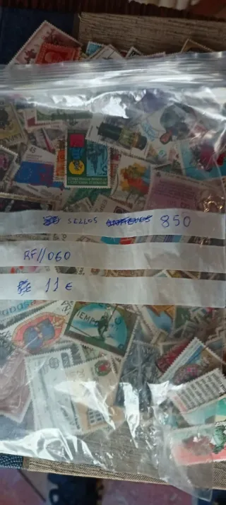 850 Sellos España Usados Sin Repetir
