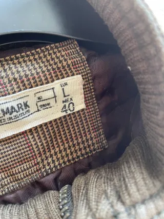 Chaqueta cuadros vintage