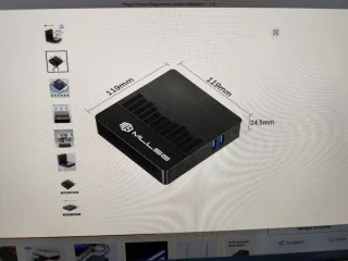 Mini PC MLLSE M2 Air Intel N4000 Windows 11