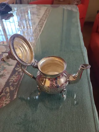 Juego de 2 Teteras Marroquíes Plateadas