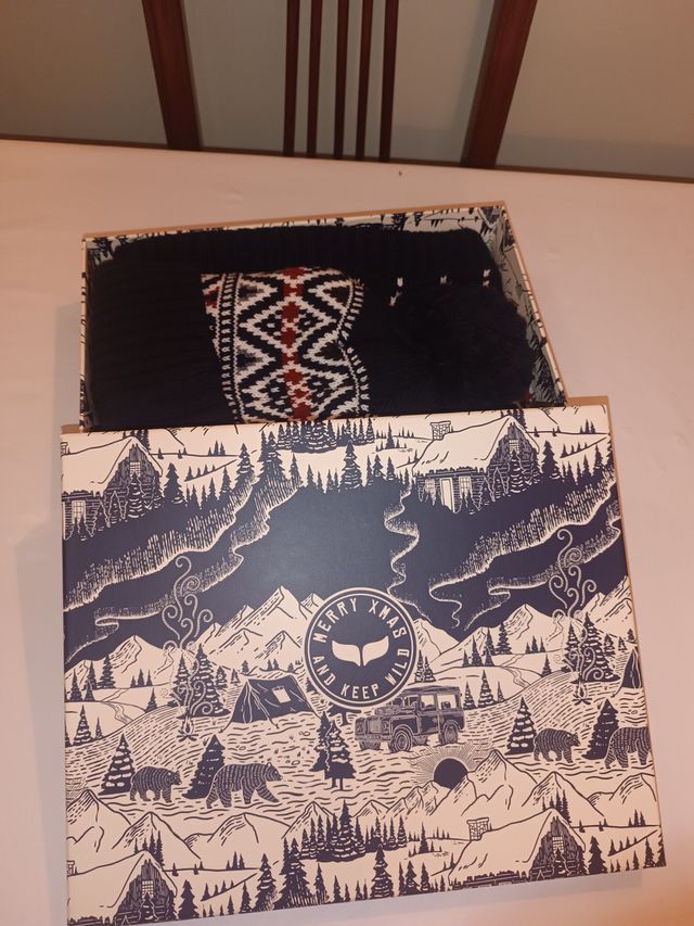 Conjunto Gorro e Lenço de Inverno 2 Peças