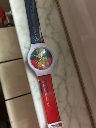 Orologio Genoa - Blu/Rosso
