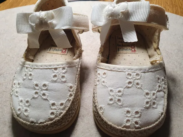 Alpargatas bebé niña Talla 18