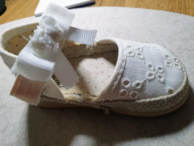 Alpargatas bebé niña Talla 18