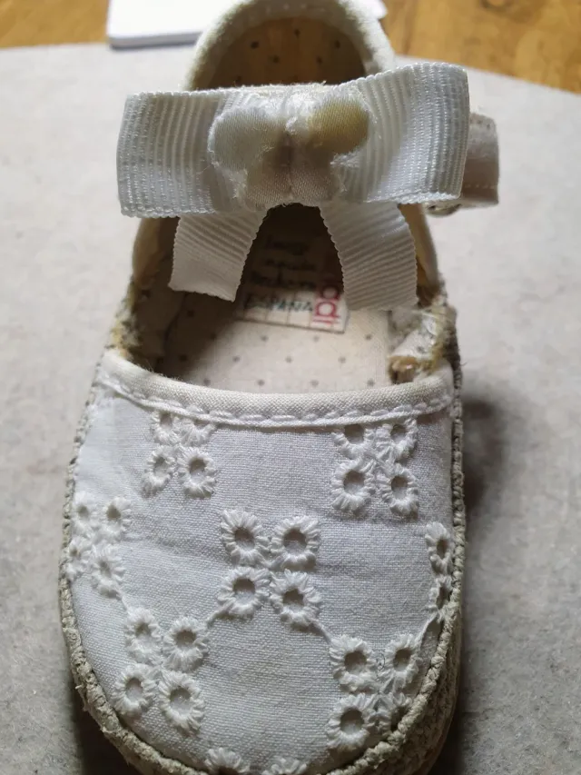 Alpargatas bebé niña Talla 18