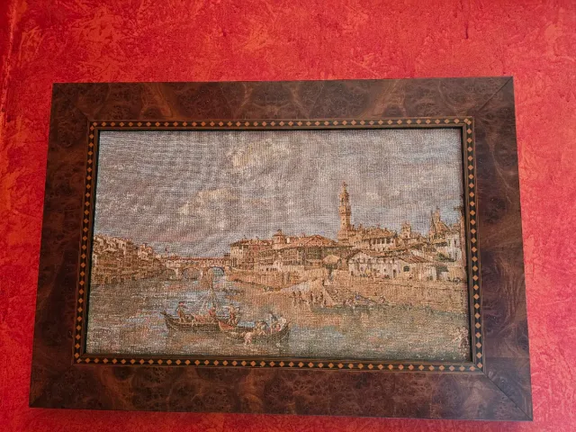 Cuadro Tapiz Marco Madera