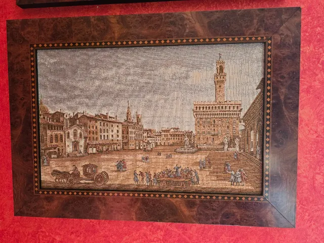 Cuadro Tapiz Marco Madera