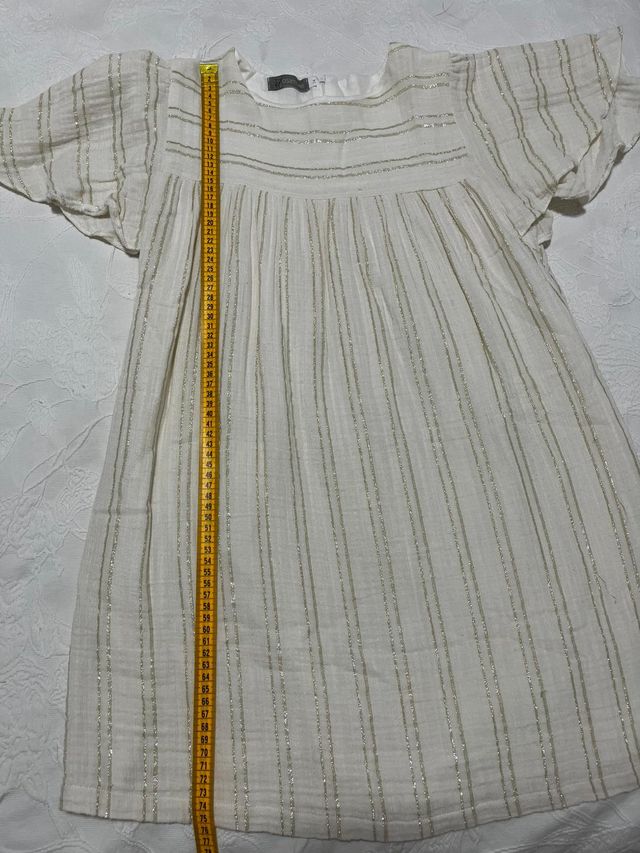 Vestido blanco niña evento