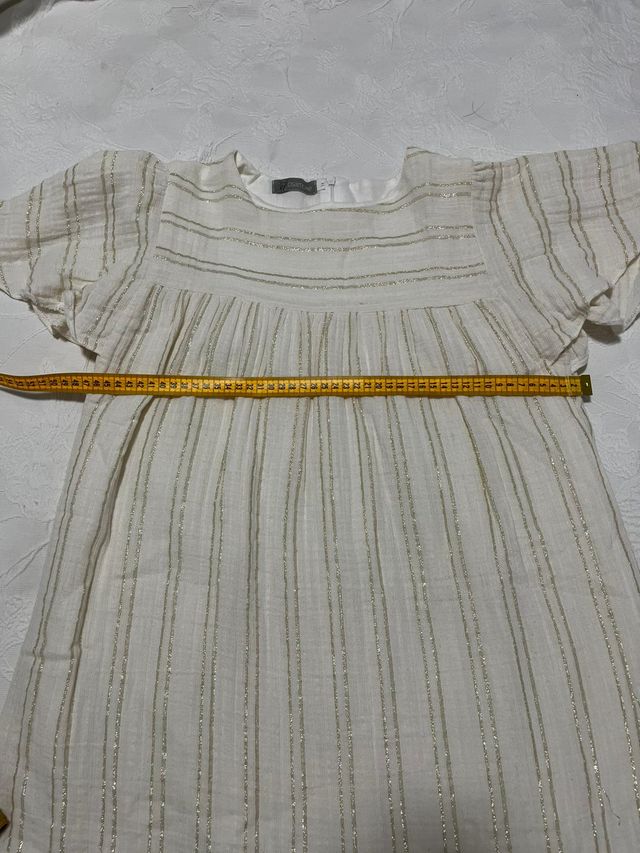 Vestido blanco niña evento