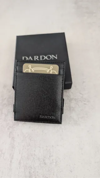 Cartera Dardon Piel Negra Hombre