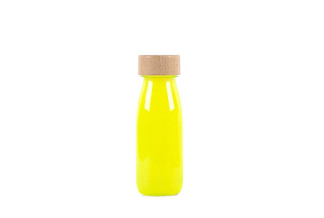 Botella Sensorial Float Fluo Yellow Petit Boum