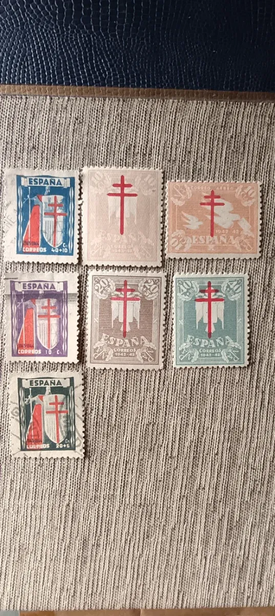 Sellos España. Serie Protuberculoso