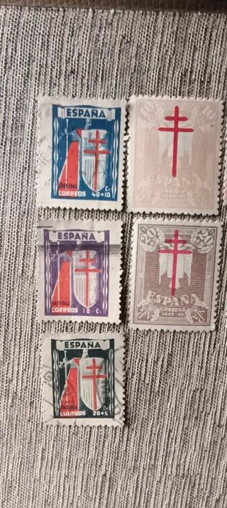 Sellos España. Serie Protuberculoso