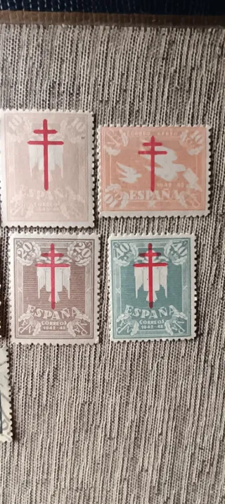 Sellos España. Serie Protuberculoso