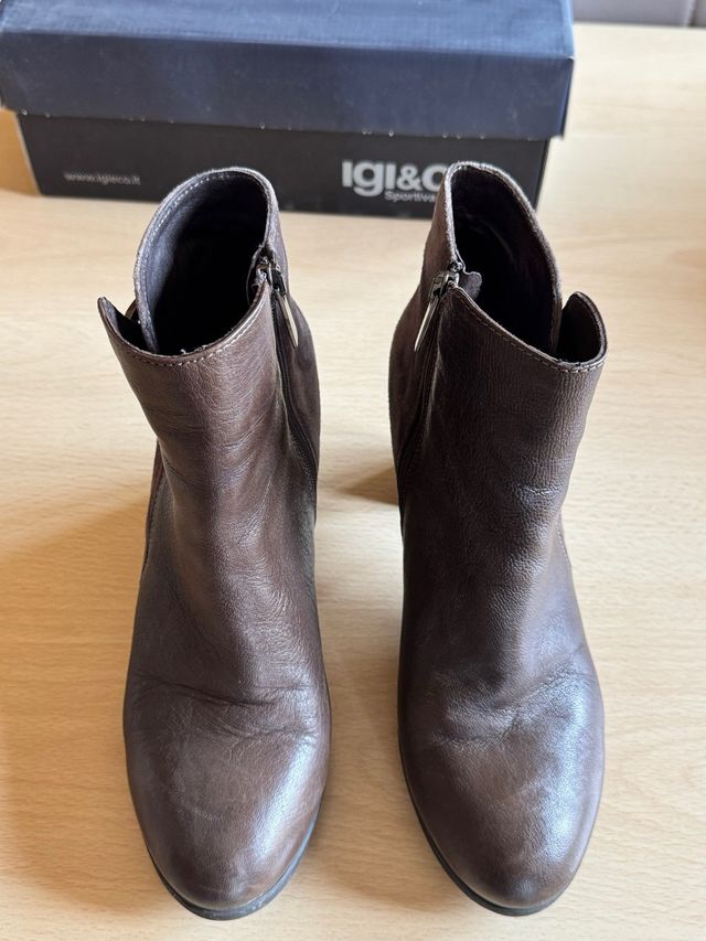 Tronchetto IGI&CO tacco 37 marrone