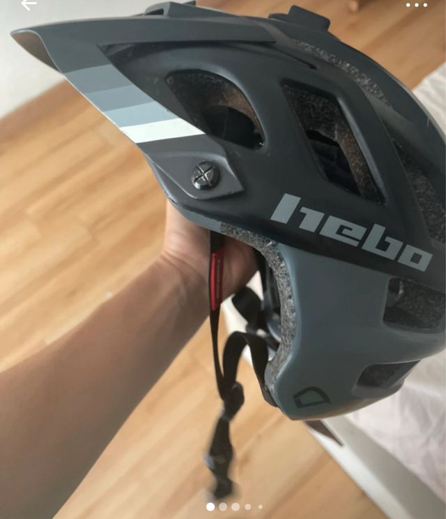 Casco Hebo M Negro-Gris