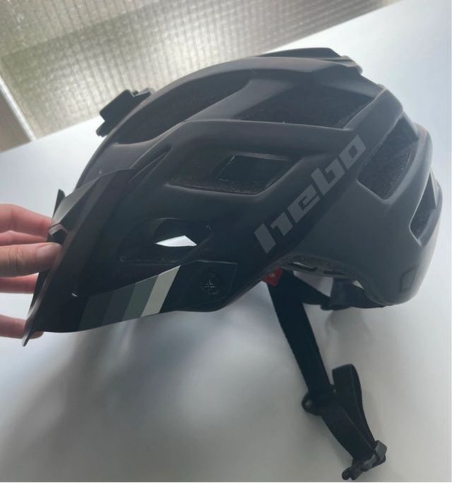 Casco Hebo M Negro-Gris