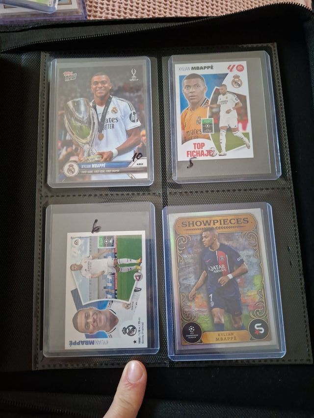 10 Cartas Kylian Mbappé PSG/Madrid/Francia