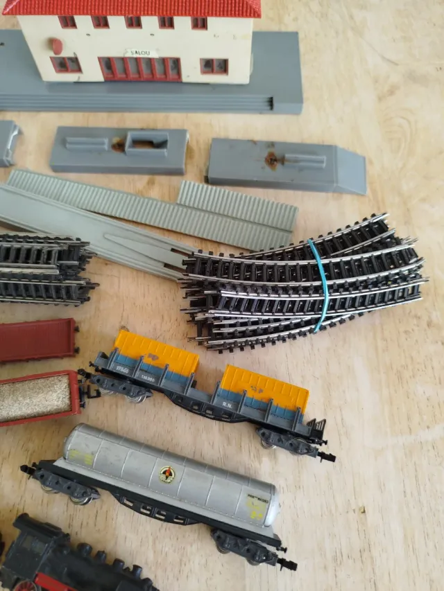 Locomotora a vapore Ibertren, scala 3N, carri merci