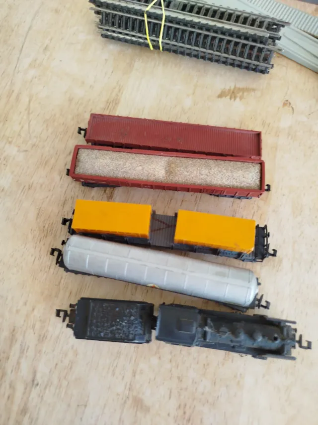 Locomotora a vapore Ibertren, scala 3N, carri merci