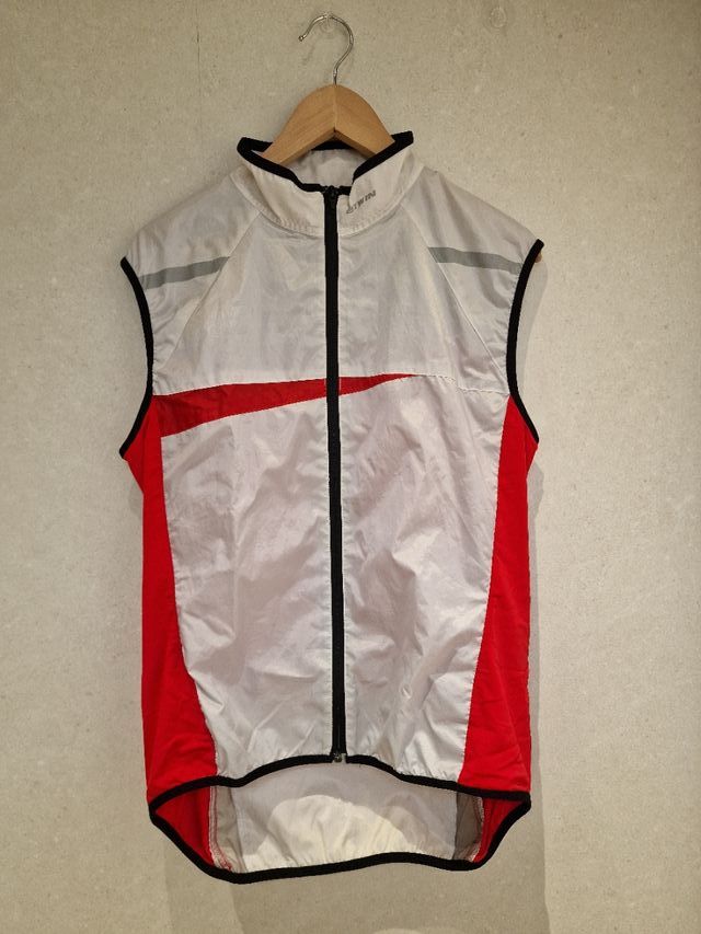 Chaleco BTwin Cortavientos + Lluvia Hombre Talla L
