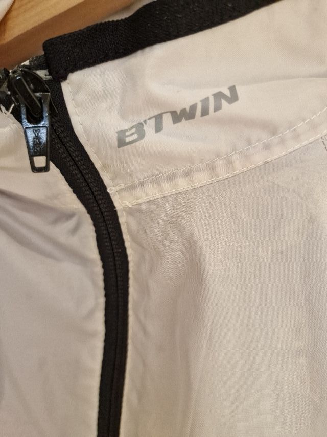 Chaleco BTwin Cortavientos + Lluvia Hombre Talla L