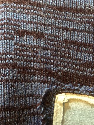 Jersey azul y multicolor talla S