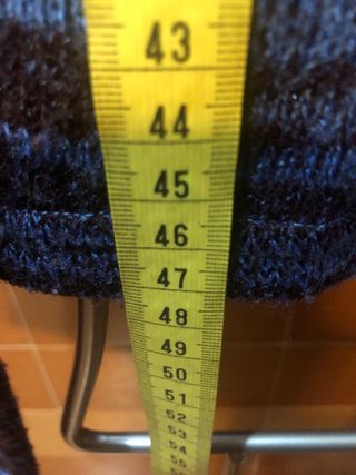 Jersey azul y multicolor talla S